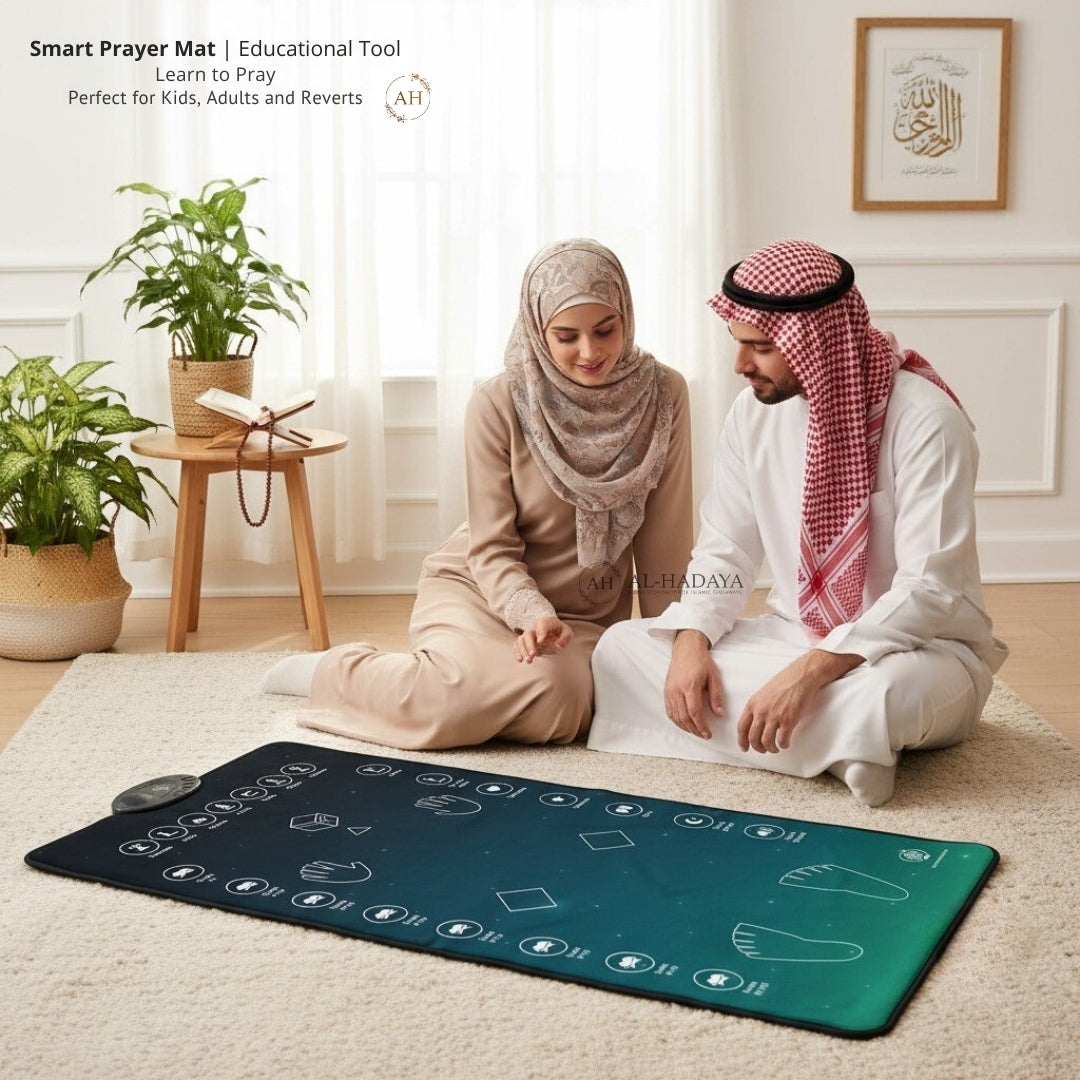 Adult Prayer Mat | Smart Prayer Mat | Educational Tool Learn to Pray | Perfect for Adults and Reverts | Ramadan gift