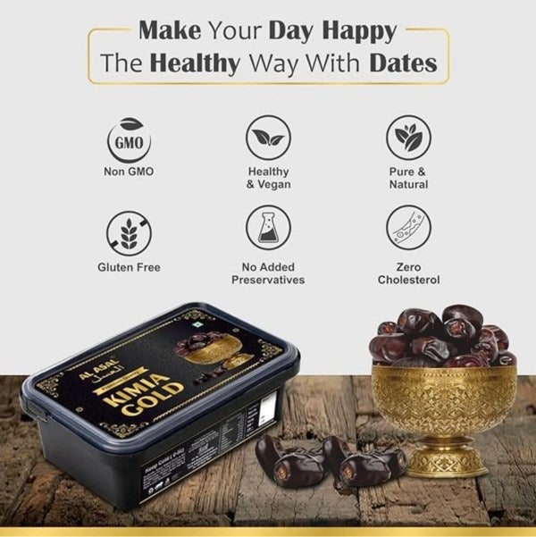 Al Asal Madina Kimia Gold Dates – soft, rich, and all-natural