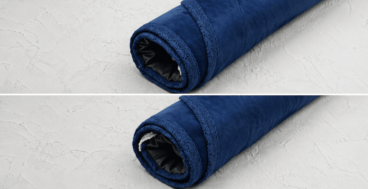 Premium Padded Thick Prayer Mat – Designed for Comfort, Support & Serenity Thickness 8MM | Essence Blue.