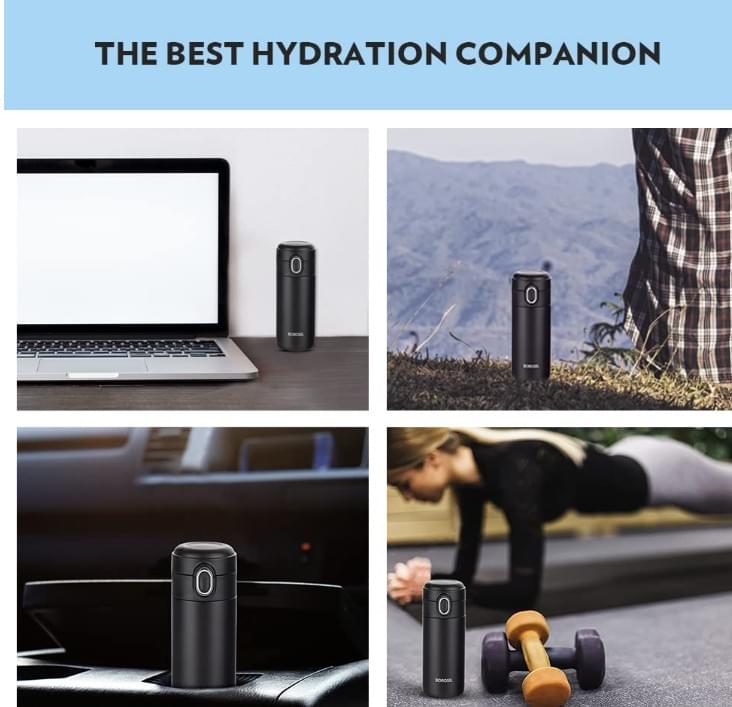 BOROSIL Traveler 300ml Stainless Steel Water Bottle Corporate Gifting.