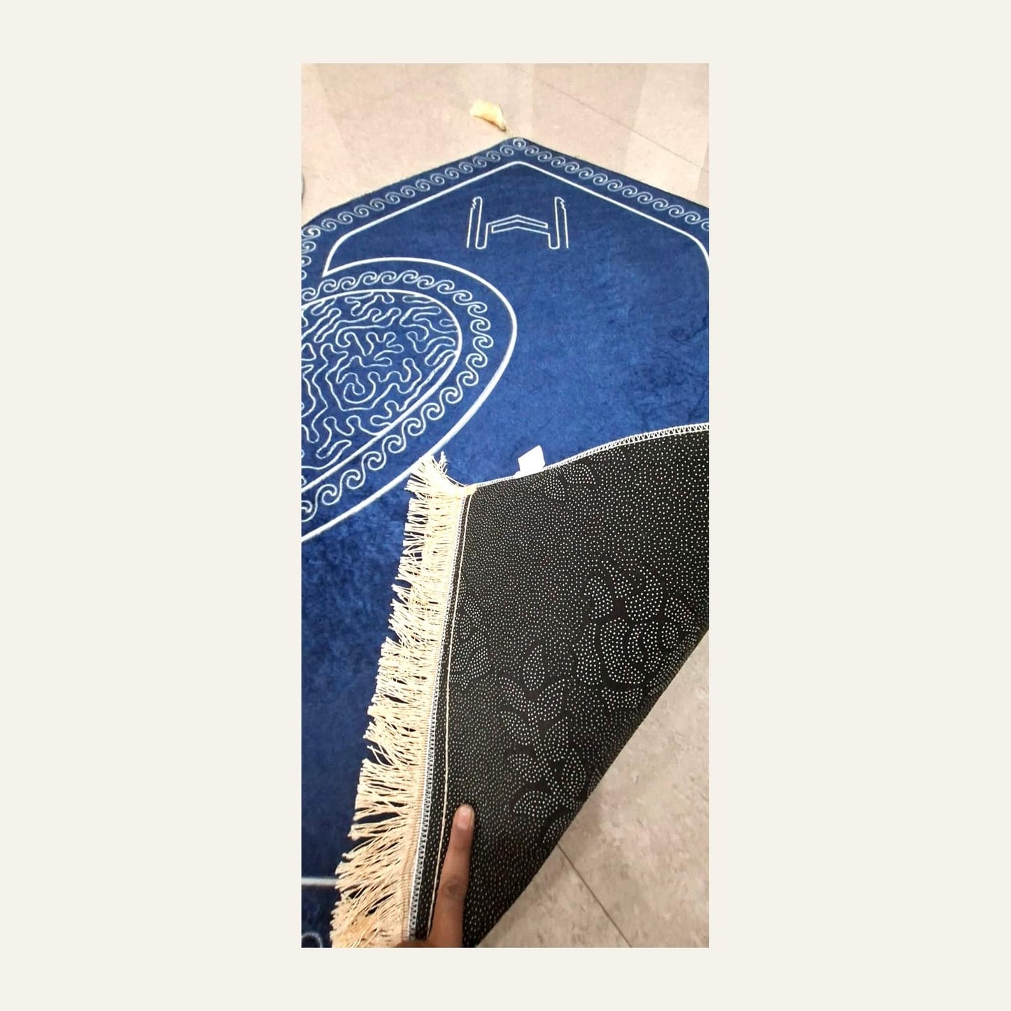 Couple's Prayer Rug Set, Heart Design, Islamic Wedding Gift, Nikah Gift, Muslim Anniversary Gift, Eid Gift,.