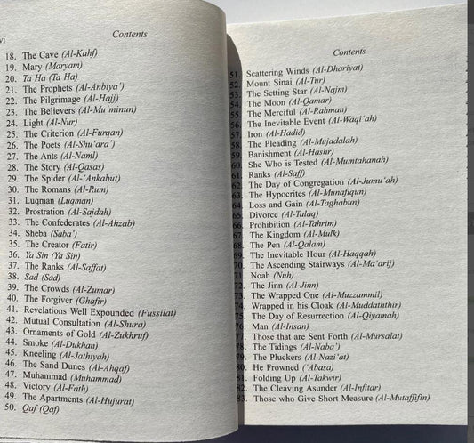 The Quran in English: Pocket Size Paperback, Maulana Wahiduddin Khan Translation.