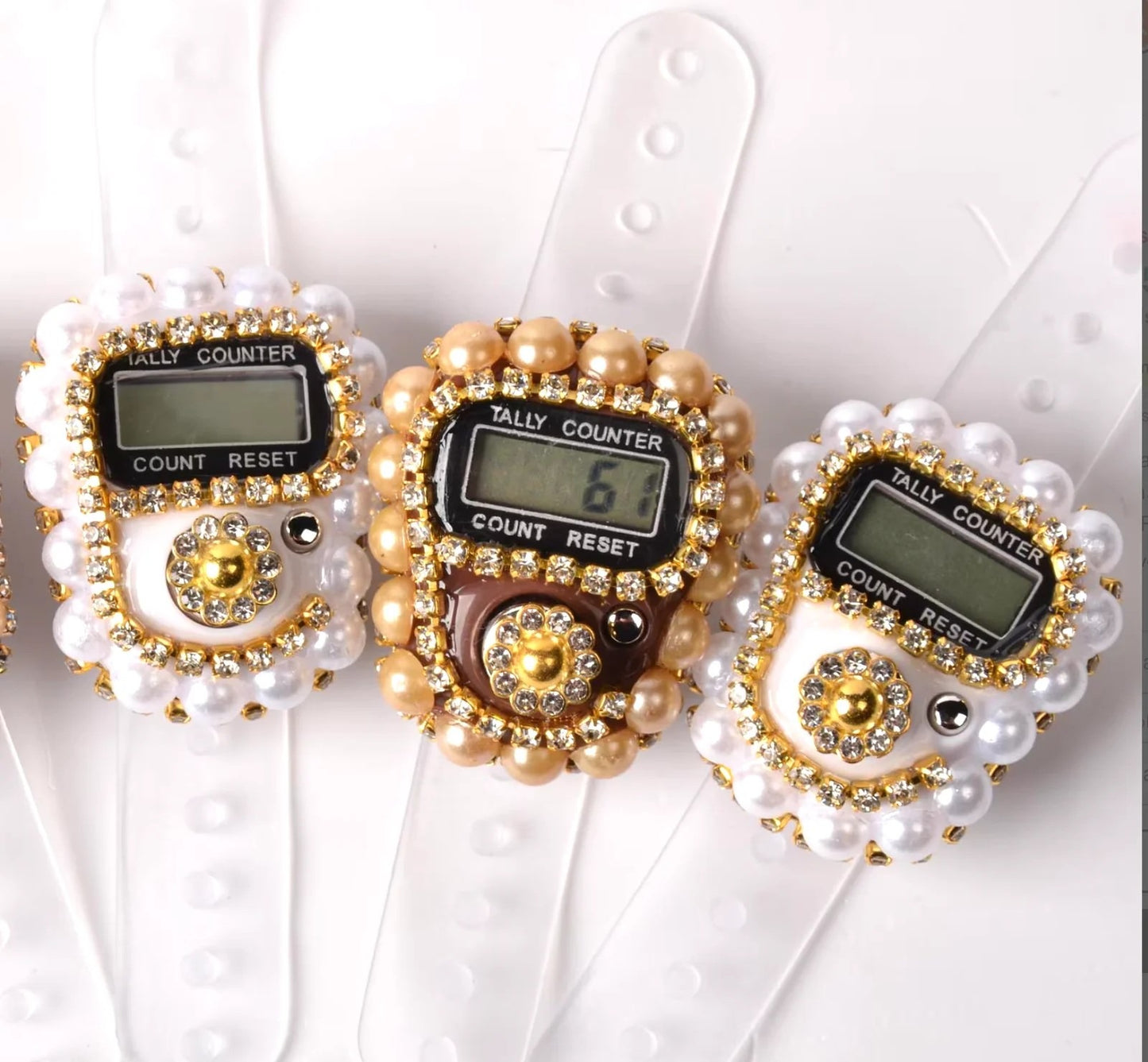 Finger Tasbih Counter – Muslim Prayer Counter with LCD Display and Memory Function