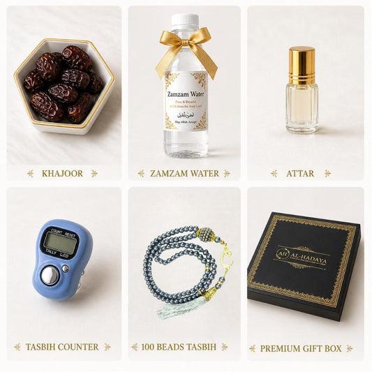 Al-HADAYA Royal Black Hajj & Umrah Gift Hamper.