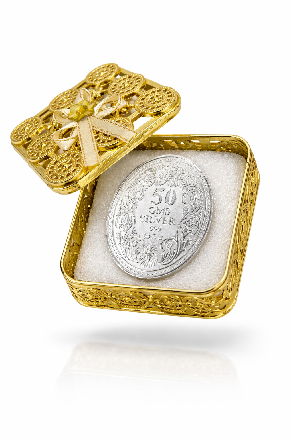 999 karat | 50 gm | 999 Sterling Silver Coin Collection | 99.9 Premium Silver| Gift-Ready Packaging | Ideal Gift