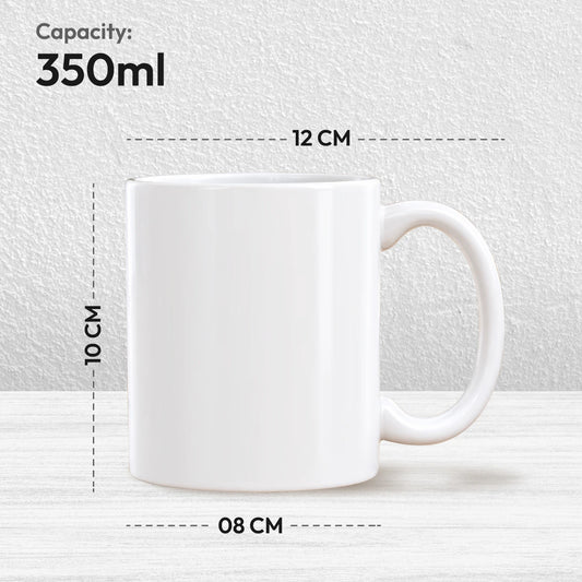 Personalized Happy Birthday Photo Ceramic Mug | Custom Name Coffee Mug (350 ml)