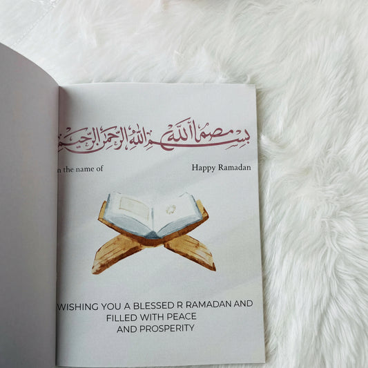 A Month of Barakah – Ramadan Journal | Ramadan Reflection & Gratitude Planner| Hard Copy