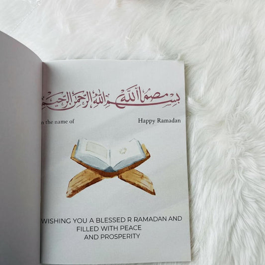 A Month of Barakah – Ramadan Journal | Ramadan Reflection & Gratitude Planner| Hard Copy.