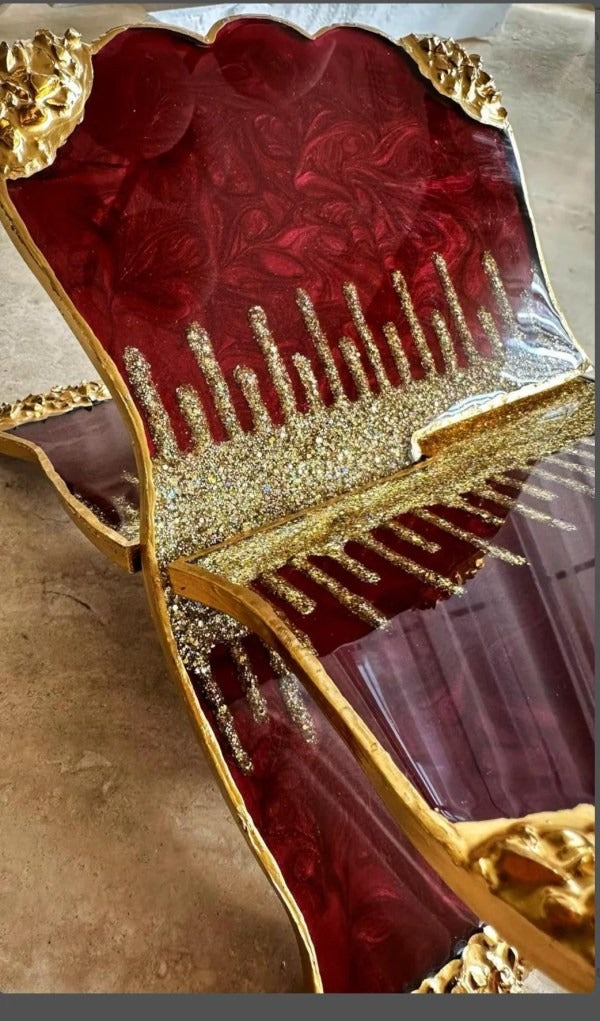 Luxury Resin Quran Lectern, Ramadan Favors, Handmade Islamic Book Holder, Quran Stand