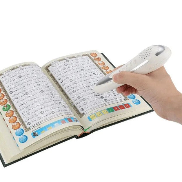 Smart Holy Quran pen with Hadith books and USB charging cable