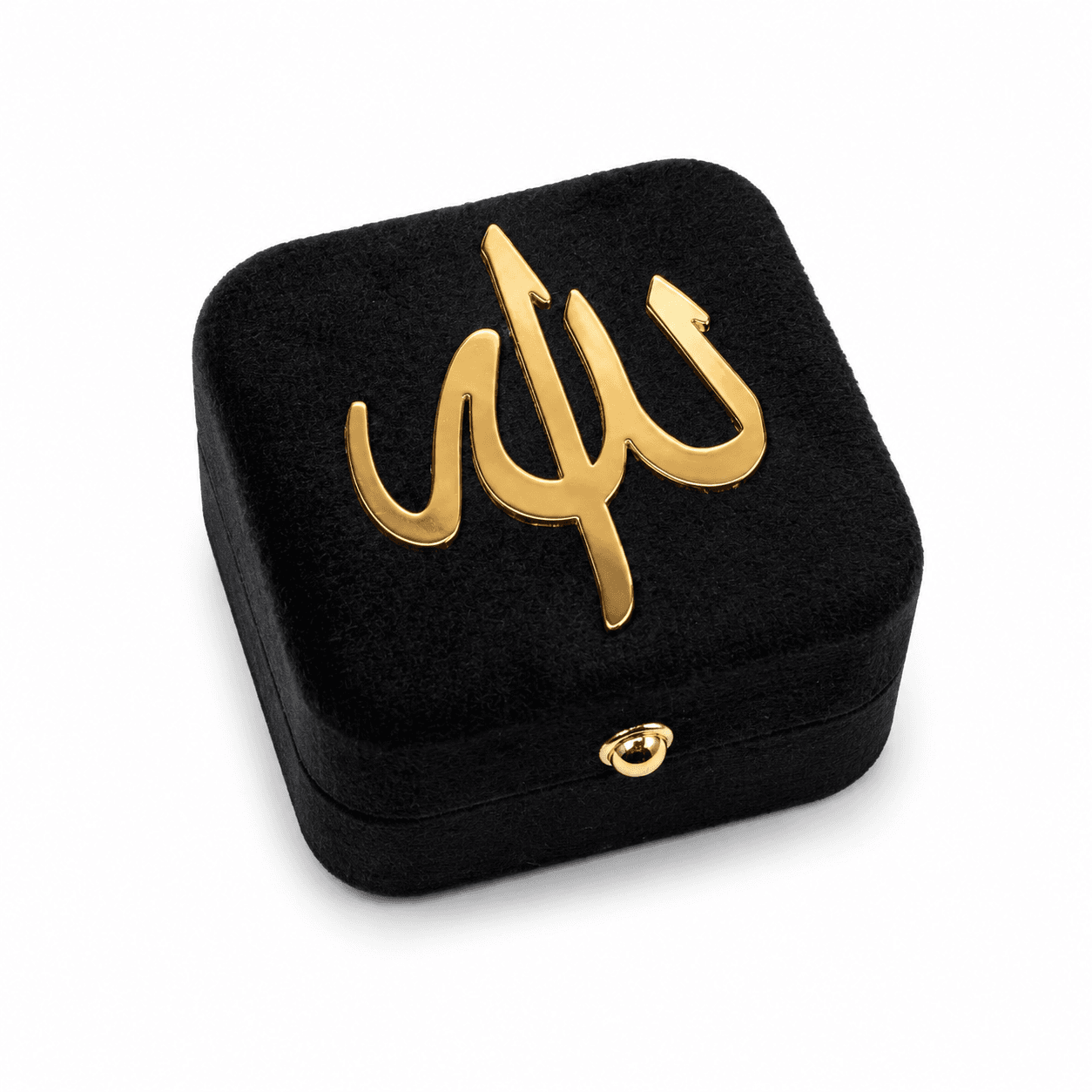 Luxury Black & Gold Tasbih Gift Set | Digital Zikr Counter Gift Box.