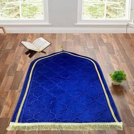 Velvet Blue prayer mat
