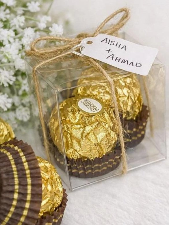 Luxury Personalised Ferrero Rocher Wedding Favours – Elegant Guest Gifts