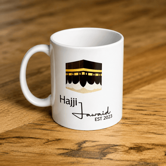 Personalised Hajj Mug, Hajj Mubarak, Hajj Coffee Mug, Muslims Gifts, Gifts For Muslims, Islamic Coffee Mug |.