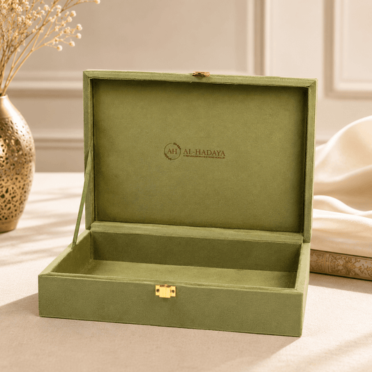 Premium Green Resin Gift Box | Luxury Keepsake Gift Box.