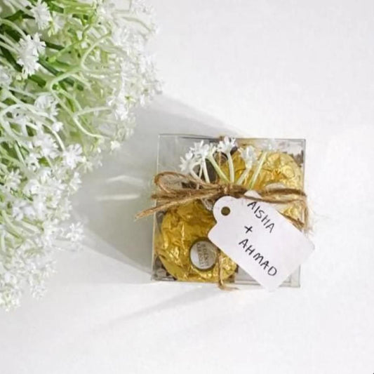 Luxury Personalised Ferrero Rocher Wedding Favours – Elegant Guest Gifts.