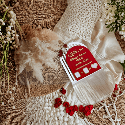 Nikah Thumbprint Frame Custom Wedding Gift | Scarlet & Snow.