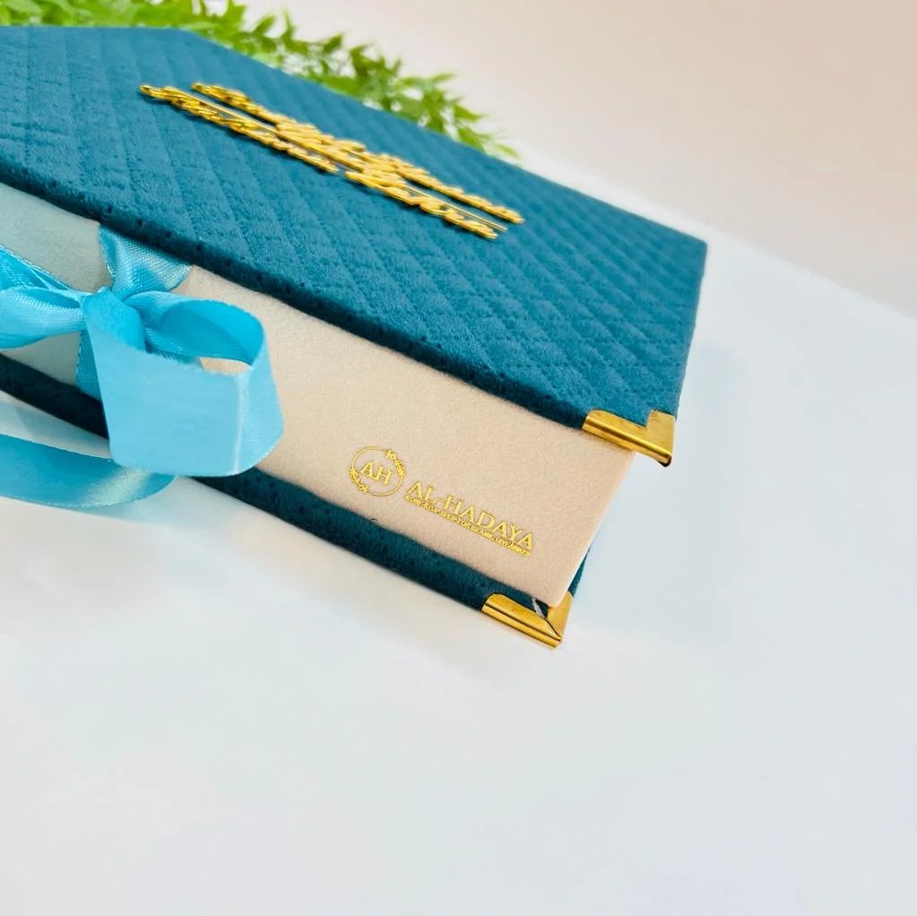 emerald green colour couple gift box