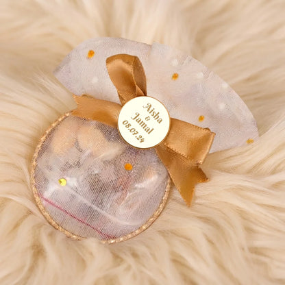 Personalized Noor Bangles & Dry Fruit Nikah Favours Set