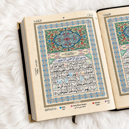 Crystal-Tufted Barkat-e-Jariyah Hampers  Quran Gift Set | Color-BLACK