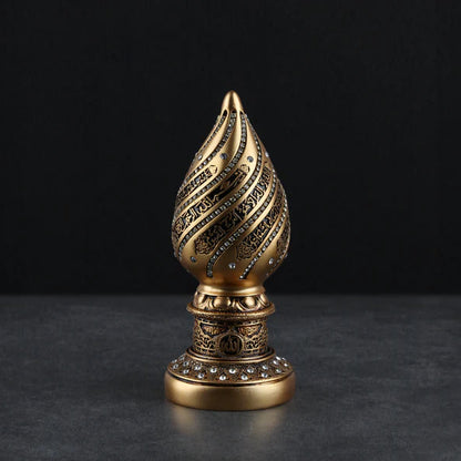 Turkish Imported Orignal |  Ayatul Kursi Cone Figurine | Turkish Decor | Home Decore