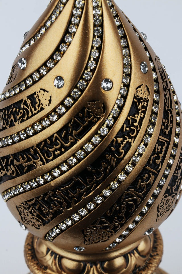 Turkish Imported Orignal |  Ayatul Kursi Cone Figurine | Turkish Decor | Home Decore