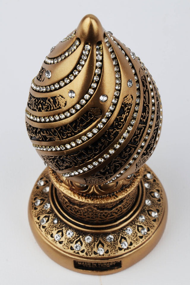 Turkish Imported Orignal |  Ayatul Kursi Cone Figurine | Turkish Decor | Home Decore