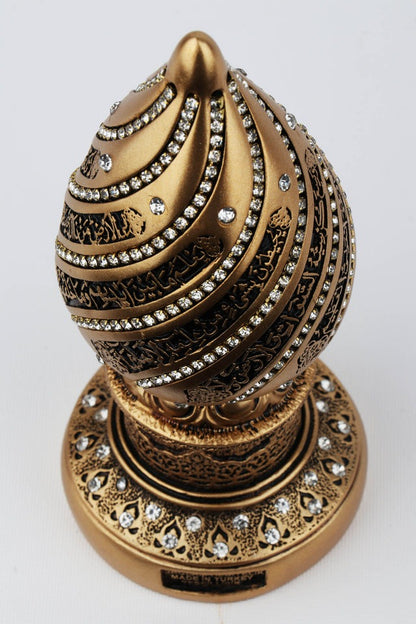 Turkish Imported Orignal |  Ayatul Kursi Cone Figurine | Turkish Decor | Home Decore