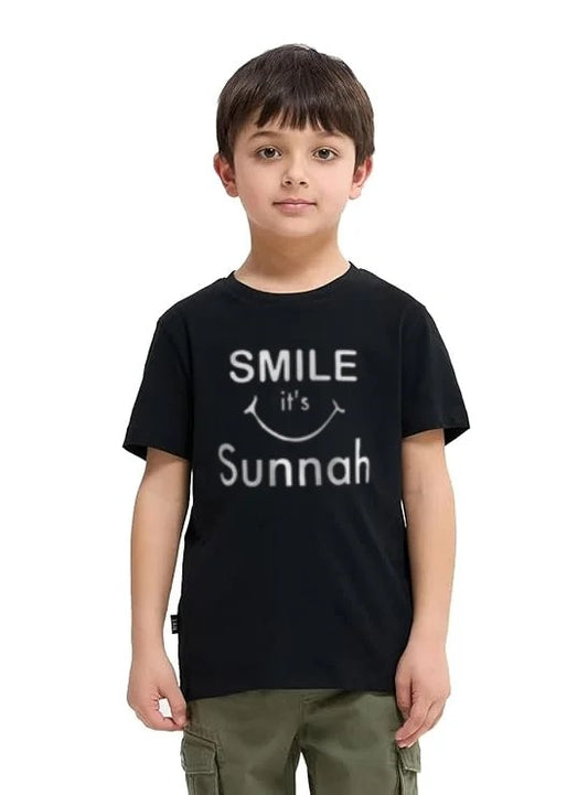 kids black t-shirt