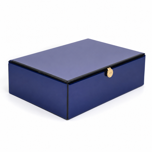 Premium Royal Blue Gift Box | Glass Gift Box.