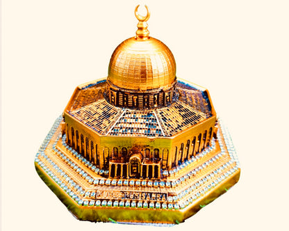 Masjid al-Aqsa Dome of the Rock, Ramadan Home Gift, Trinket Islamic Gift Set, Islamic Decorative Object Ornament