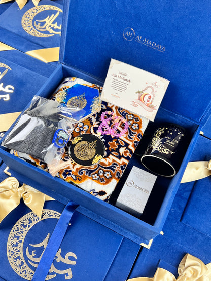 Corporate Eid Gift Hamper in Blue Theme Perfect for Clients and Employees