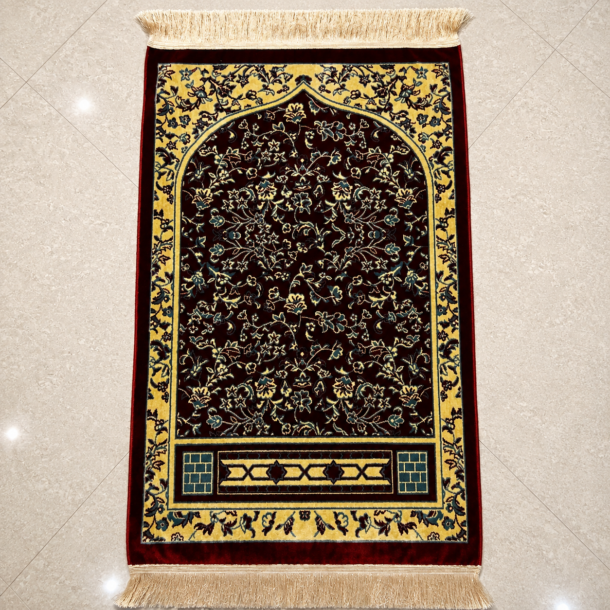 Riyaz-ul-Jannah Prayer Mat |Premium Quality Janamaz