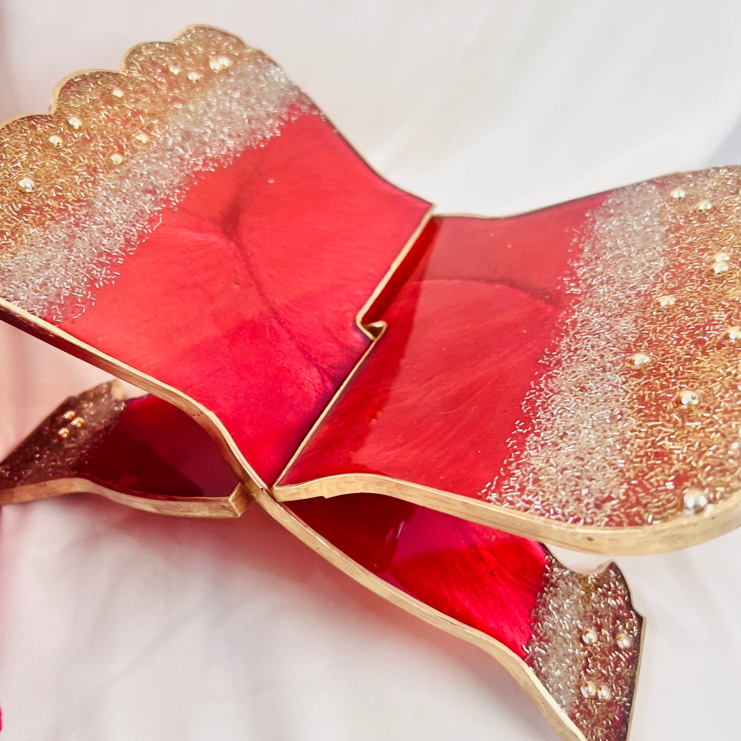 Maroon  Elegance: Barkat-e-Jariyah Resin Quran Hamper | Quran Gift Set