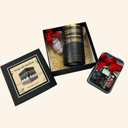 Luxury Islamic gift box designed for Hajj pilgrims and Muslim travelers