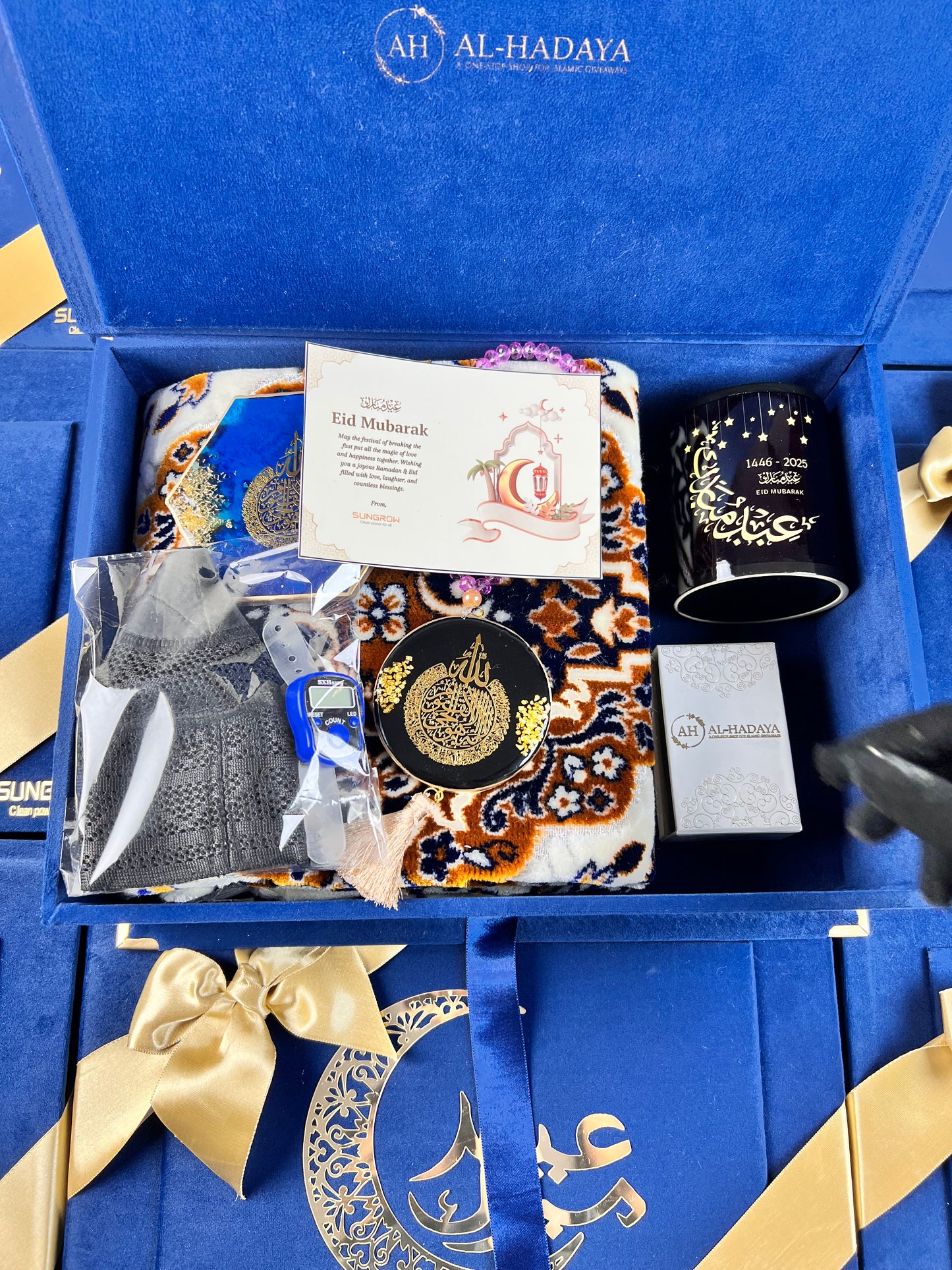 Corporate Eid Gift Hamper in Blue Theme Perfect for Clients and Employees