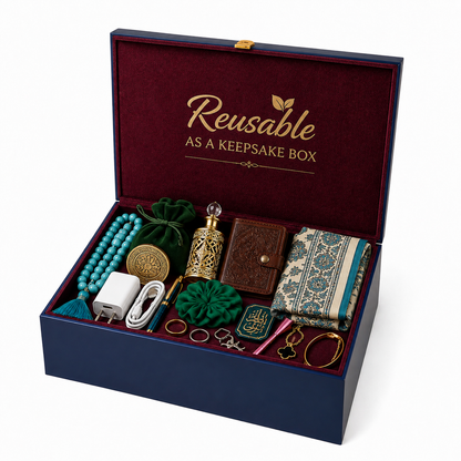 Premium Royal Blue Gift Box | Glass Gift Box.
