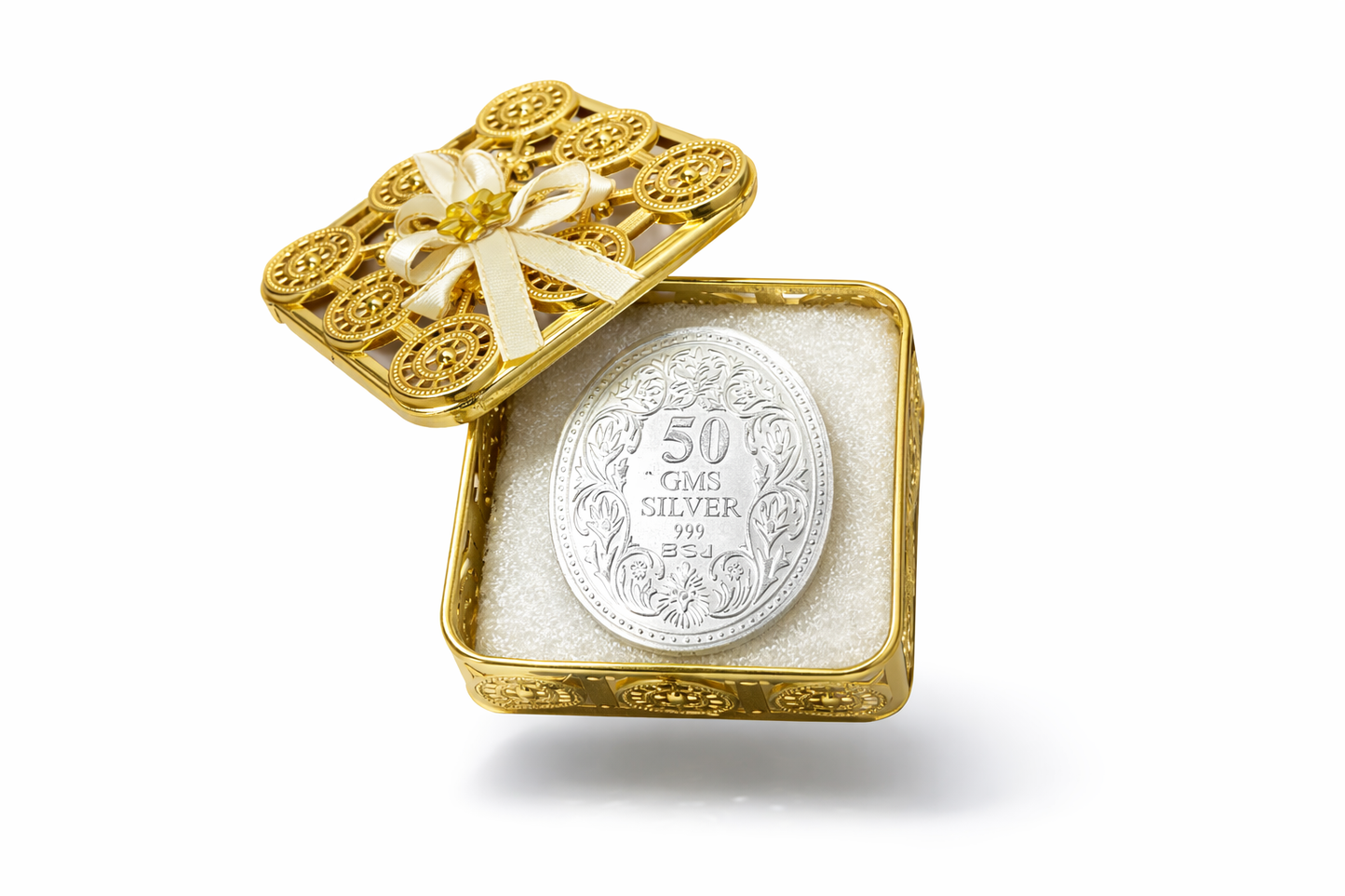 999 karat | 50 gm | 999 Sterling Silver Coin Collection | 99.9 Premium Silver| Gift-Ready Packaging | Ideal Gift