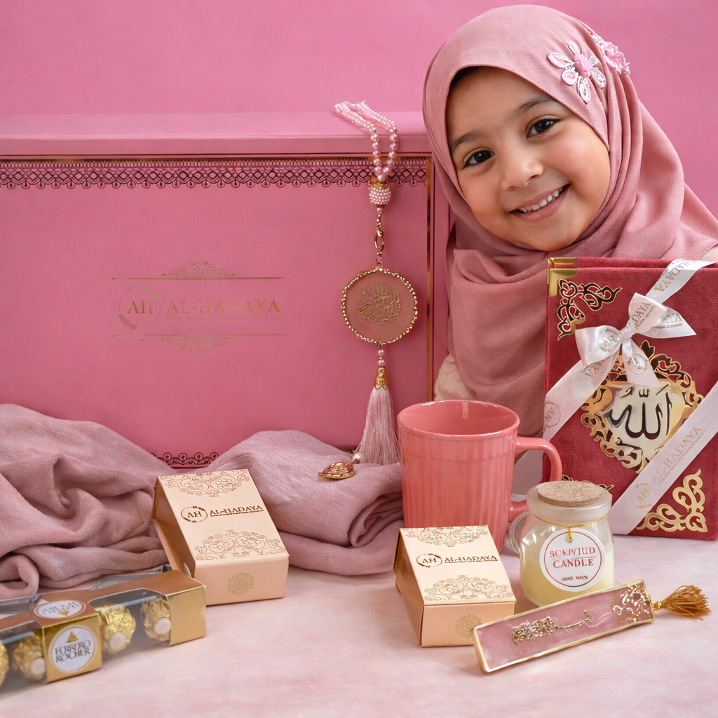 🌸 Pink Faith Hamper for Daughters – A Gift of Love, Duas & Elegance