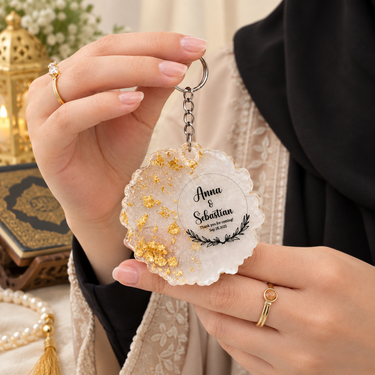 Personalised 3-Inch Resin Keychain | Custom Name & Design