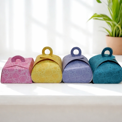 Nikah Gift Box – Personalized Wedding Favor Box - Cardboard Paper Wedding Party Box - Engagement Anniversary Nikkah Mubarak Oval Shape