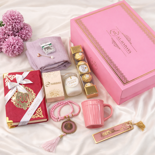 🌸 Pink Faith Hamper for Daughters – A Gift of Love, Duas & Elegance