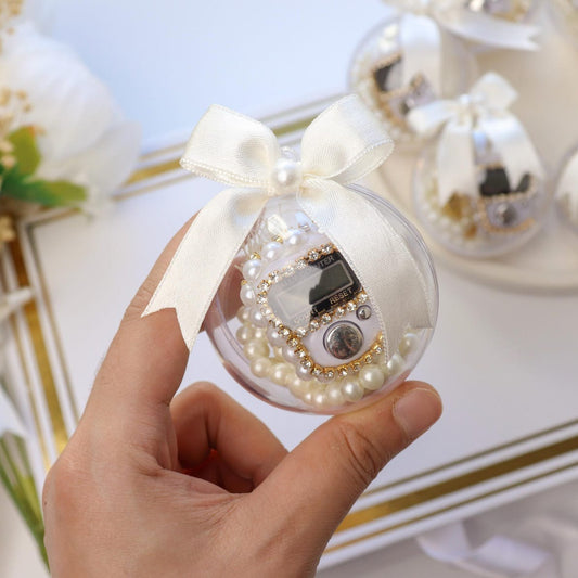 Digital Tasbih Set: Pearl Prayer Beads, Muslim Wedding Favor, Islamic Gifts, Ramadan, Eid