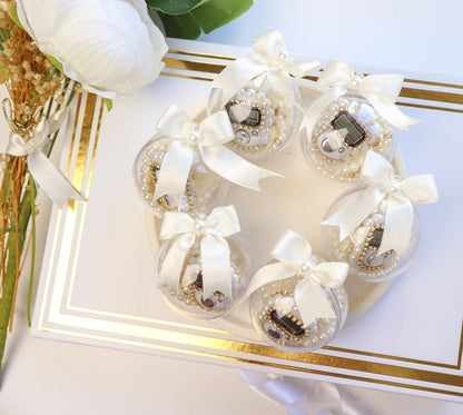 Digital Tasbih Set: Pearl Prayer Beads, Muslim Wedding Favor, Islamic Gifts, Ramadan, Eid