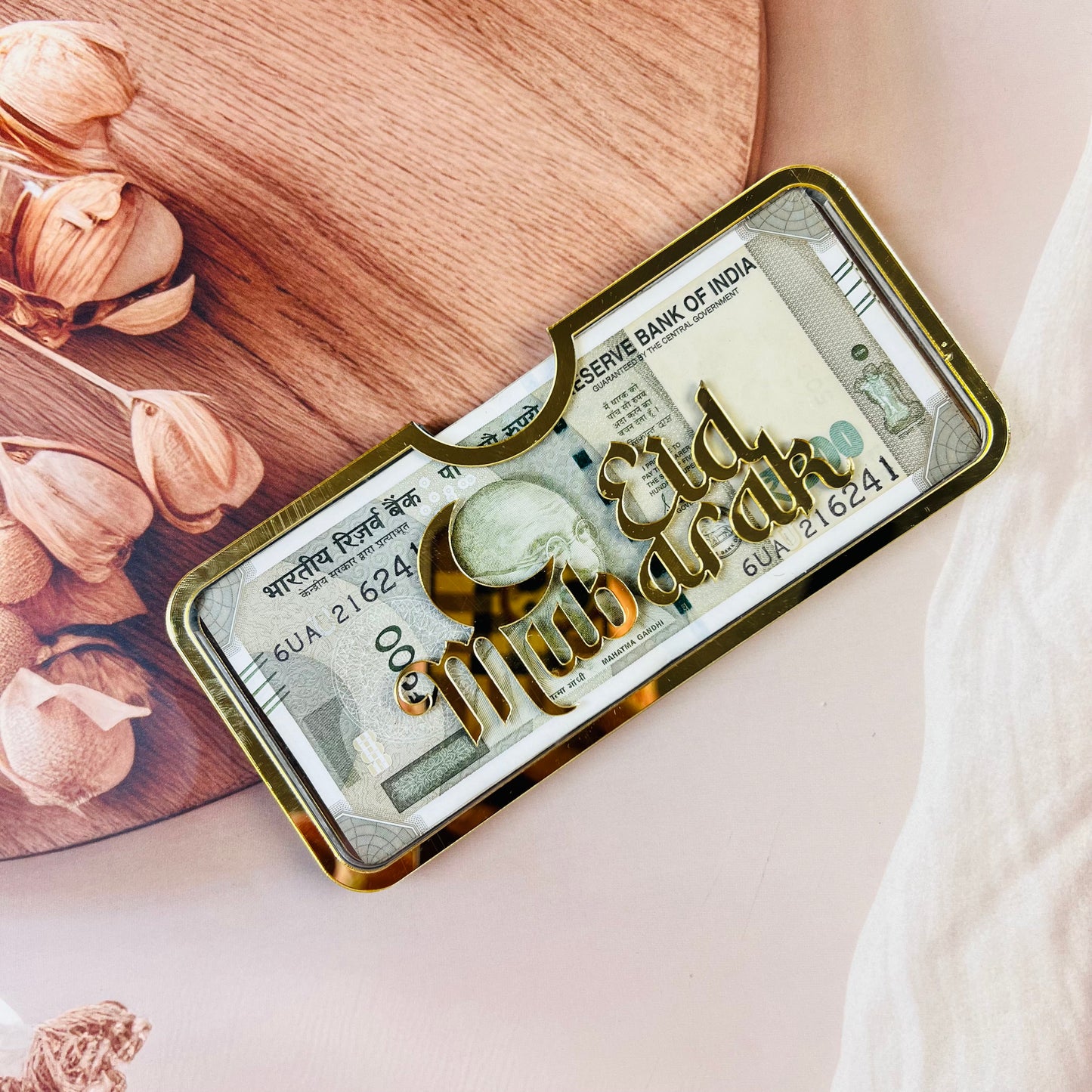 EID Mubarak Acrylic Envelope| Without Money|  Only Envelope |