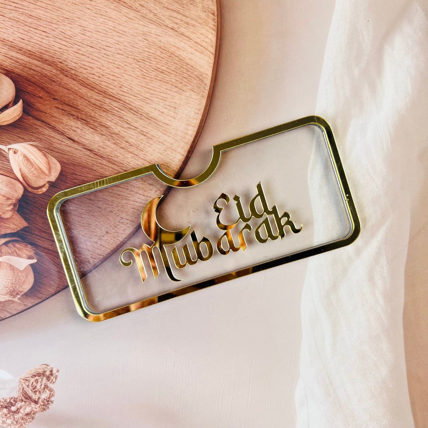 EID Mubarak Acrylic Envelope| Without Money|  Only Envelope |