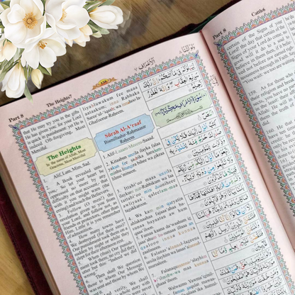 Classic White Quran Hamper with Rehal | Premium Velvet