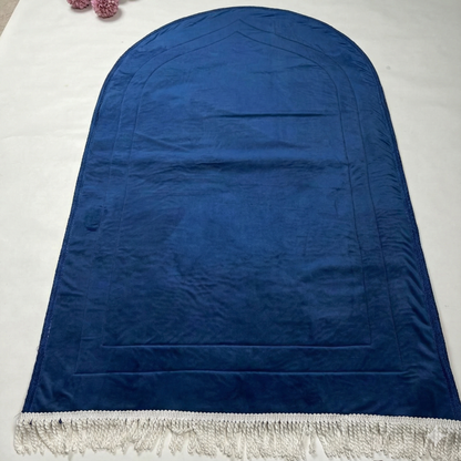 Premium Padded Thick Prayer Mat – Designed for Comfort, Support & Serenity Thickness 8MM | Essence Blue