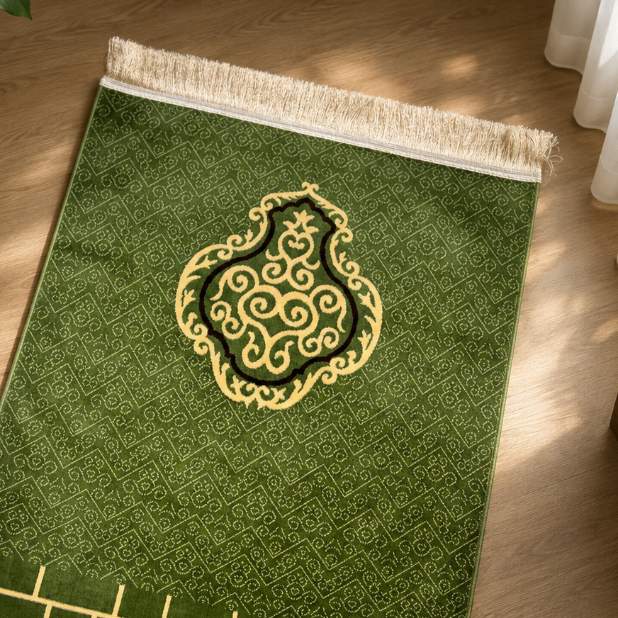 Green Prayer Mat
Turkish Prayer Mat
Turkish Janamaz
Velvet Janamaz
Islamic Prayer Rug
Premium Prayer Mat
Luxury Janamaz