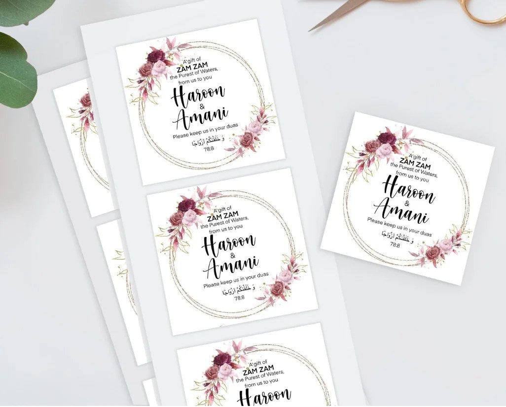 Personalized Holy Water from Mecca for Gifting